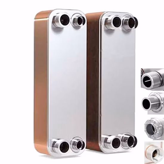 Sanitary Stainless Steel Aseptic Sterilization Brazed Plate Heat Exchanger